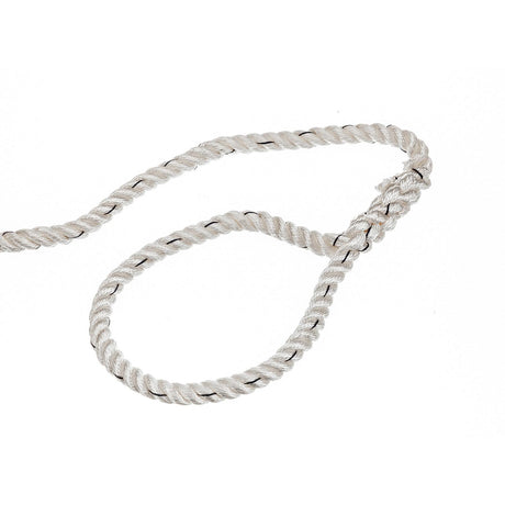 Seachoice Premium 3-Strand Twisted Nylon Dock Line With Tracer, White w/Blue Tracer, 5/8-Inch x 35 Feet, 10-Inch Eye Splice - 47621 - official Seachoice product image 5