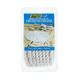 Seachoice Premium 3-Strand Twisted Nylon Dock Line With Tracer, White w/Blue Tracer, 5/8-Inch x 35 Feet, 10-Inch Eye Splice - 47621 - official Seachoice product image 4