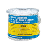 Seachoice 47691 Boat Anchor Line Rope, 3-Strand Twisted, Nylon, White/Blue, 3/8 in. X 50 Ft. - 47691 - official Seachoice product image 2