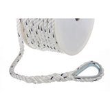 Seachoice 47711 Boat Anchor Line Rope, 3-Strand Twisted, Nylon, White/Blue, 3/8 in. X 100 Ft. - 47711 - official Seachoice product image 2