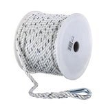 Seachoice 47721 Boat Anchor Line Rope, 3-Strand Twisted, Nylon, White/Blue, 3/8 in. X 150 Ft. - 47721 - official Seachoice product image 4