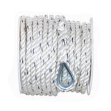 Seachoice 47731 Boat Anchor Line Rope, 3-Strand Twisted, Nylon, White/Blue, 1/2 in. X 100 Ft. - 47731 - official Seachoice product image 4