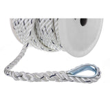Seachoice 47731 Boat Anchor Line Rope, 3-Strand Twisted, Nylon, White/Blue, 1/2 in. X 100 Ft. - 47731 - official Seachoice product image 3