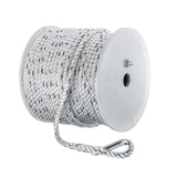 Seachoice 47781 Boat Anchor Line Rope, 3-Strand Twisted, Nylon, White/Blue, 1/2 in. X 250 Ft. - 47781 - official Seachoice product image 5