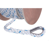 Seachoice 47921 Boat Anchor Line Rope, 3-Strand Twisted, Nylon, White/Blue, 5/8 in. X 200 Ft. - 47921 - official Seachoice product image 2