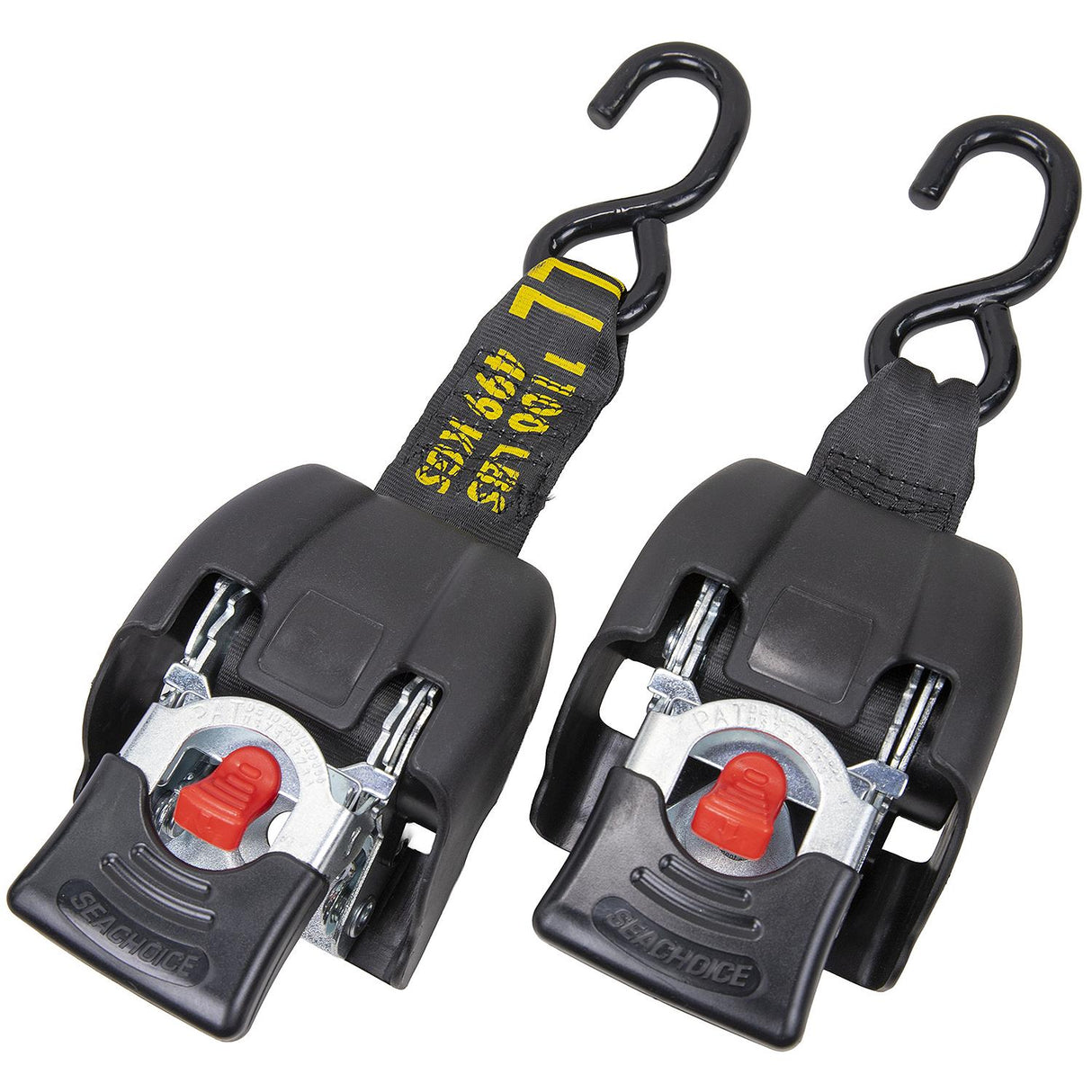 Seachoice 51114 Retractable Transom Tie-Downs, Zinc-Plated Steel - TS243ZINC - image 2