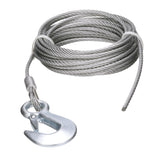 Seachoice Steel Winch Cable w/ Safety Hook, 3/16 In. X 25 Ft., 4,000-Lb. Tensile Strength - 51181 - official Seachoice product image 2