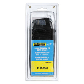 Seachoice Heavy Duty Transom Tie Down Boat Strap, 48 In., With S Hook - 51221 - image 1
