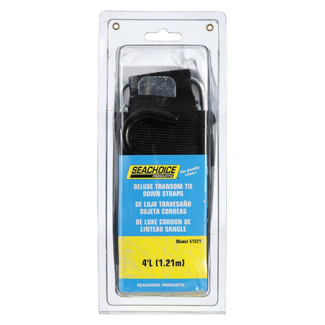 Seachoice Heavy Duty Transom Tie Down Boat Strap, 48 In., With S Hook - 51221 - image 1