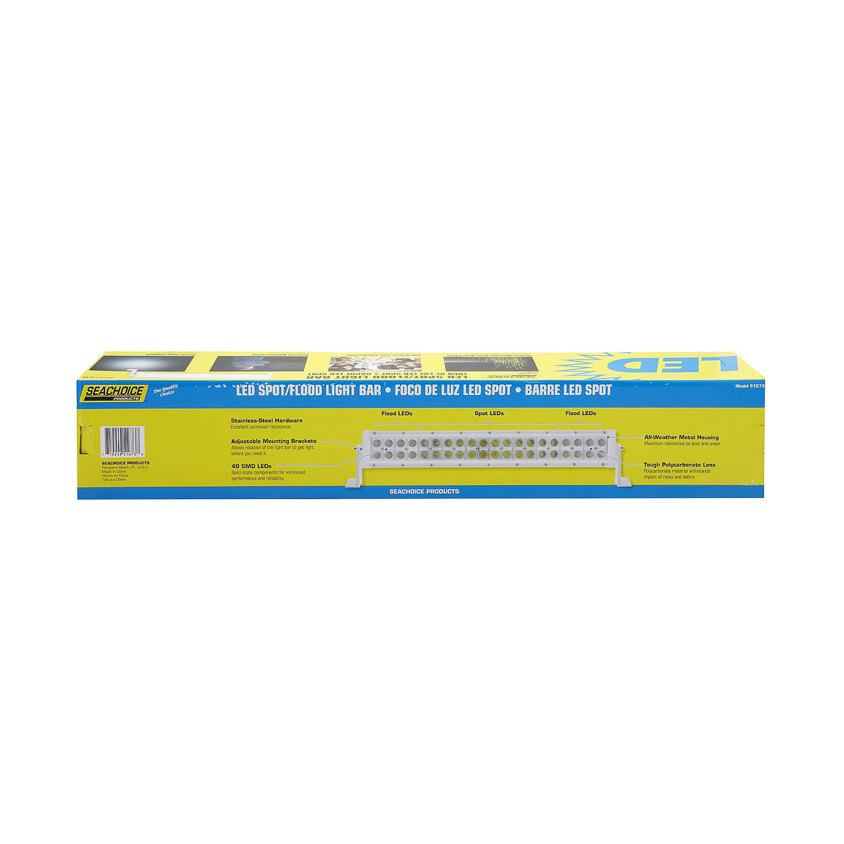 Seachoice 40 LED Bar Spot Light, White - UCL20CWSCH - official Seachoice product image 4