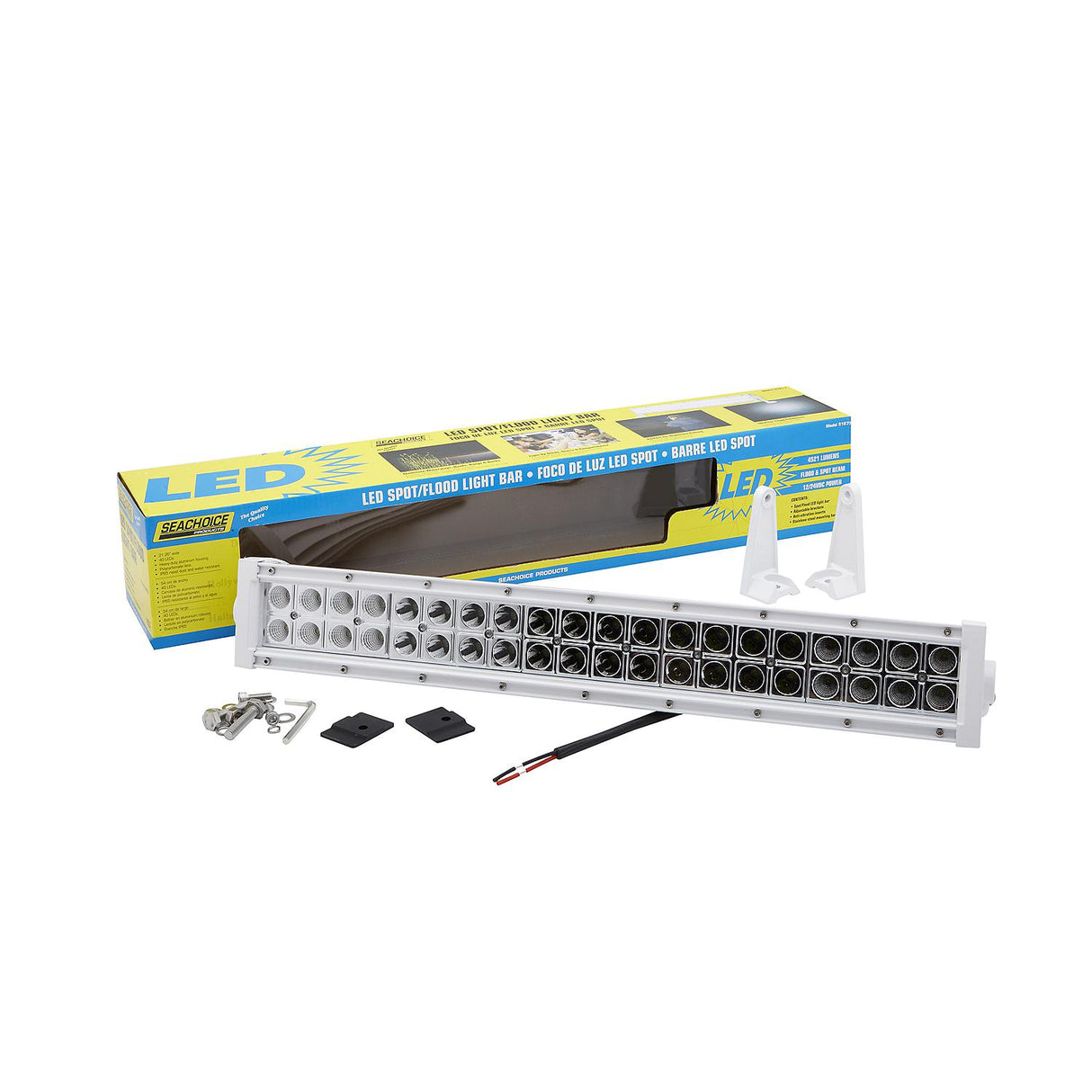 Seachoice 40 LED Bar Spot Light, White - UCL20CWSCH - official Seachoice product image 5