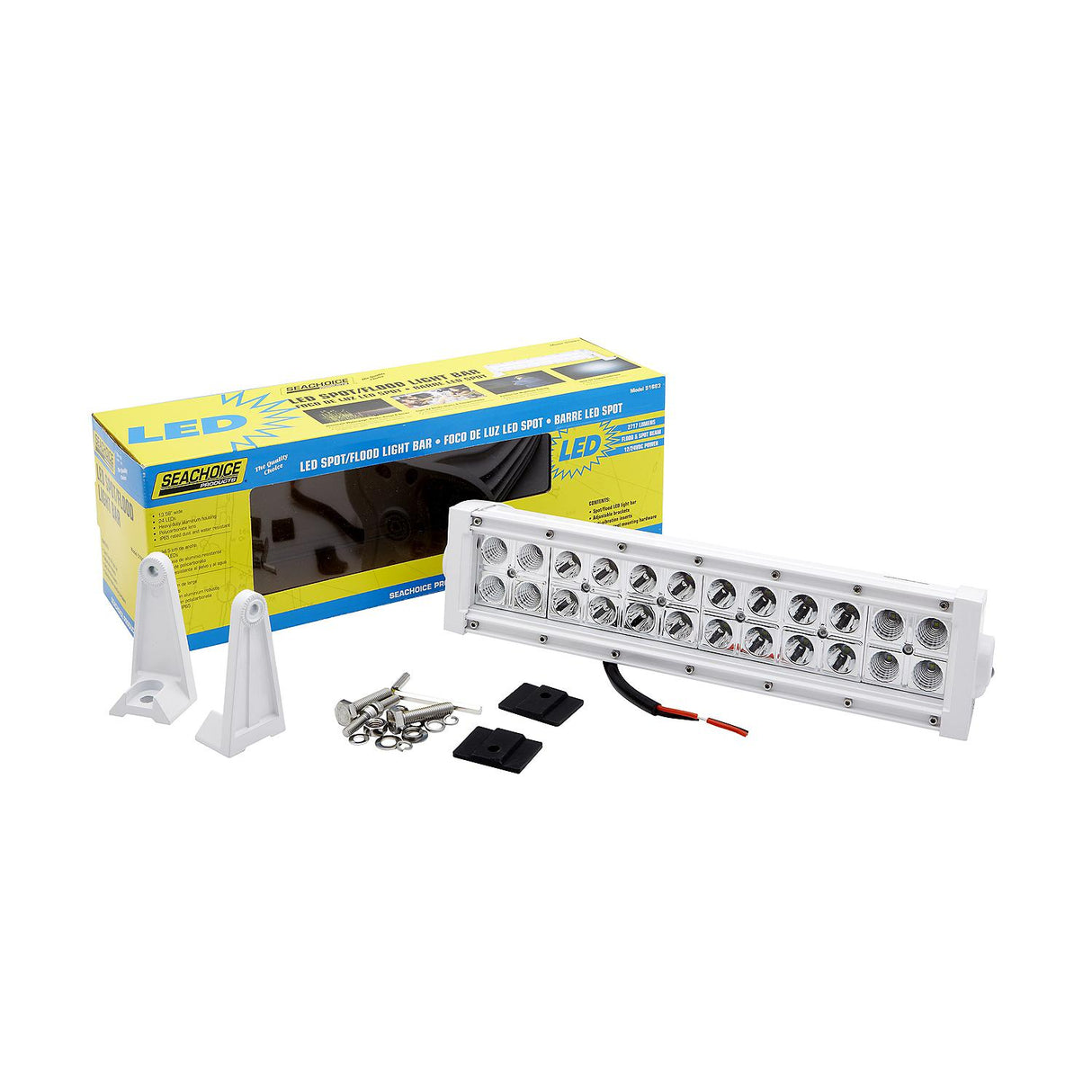 Seachoice 24 LED Spot/Flood Light Bar, White - UCL21CWSCH - official Seachoice product image 7