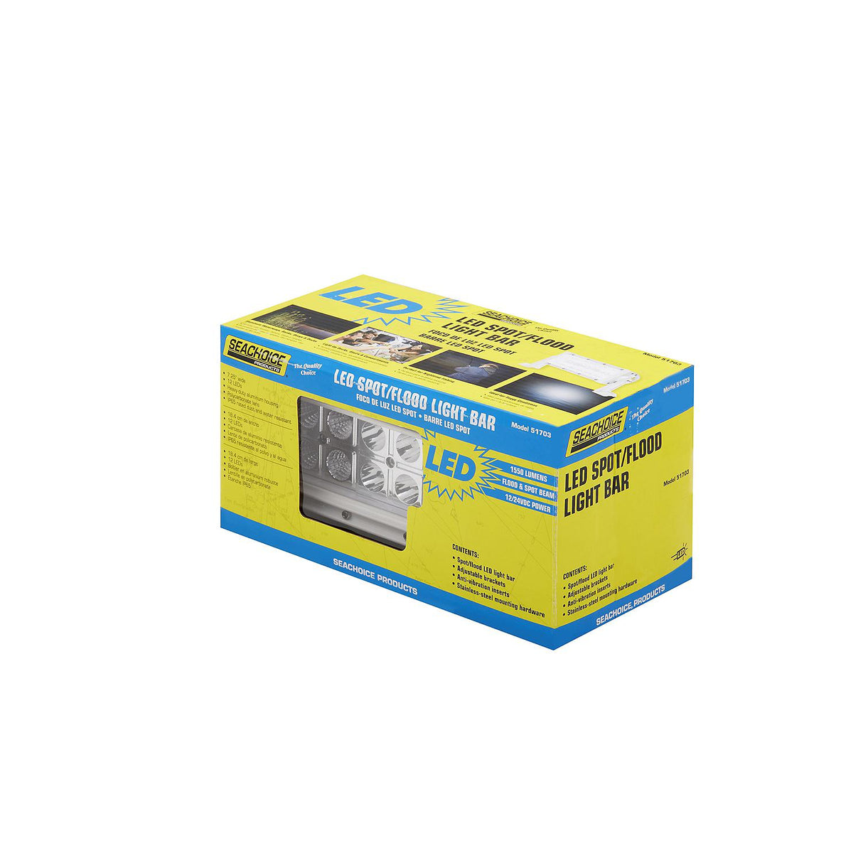 Seachoice LED 9 In. Bar Flood Light, White - UCL23CWSCH - official Seachoice product image 4
