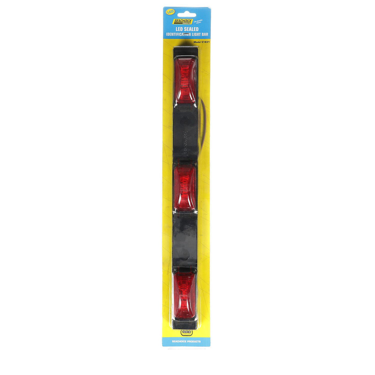 Seachoice Three Light LED Trailer Bar, Waterproof, 15.94 in., Red - MCL83RKSCH - official Seachoice product image 4