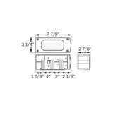 Seachoice Waterproof Universal Mount Combination Tail Light, 7-Function, Passenger Side - ST36RSSCH - official Seachoice product image 2