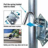 Seachoice Fold Up Trailer Jack, 22-7/8 In., Max Lift 1500 Lbs. - 50-52031 - official Seachoice product image 4