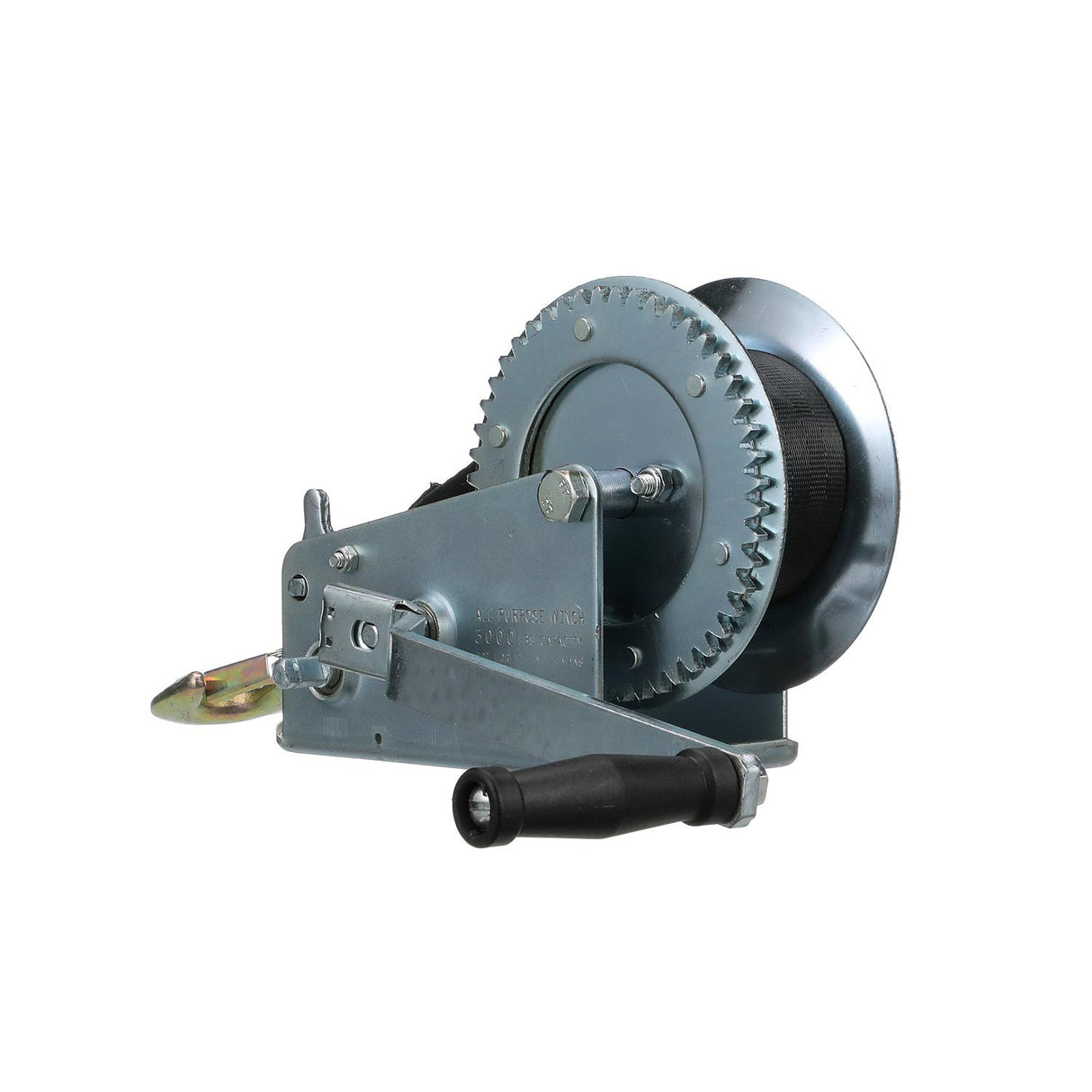 Seachoice 52261 Trailer Winch, Strap with Hook, Two Speed, Max Load 3,000 Lbs. - 52261 - official Seachoice product image 5