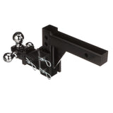 Seachoice Adjustable Trailer Hitch Drop, Tri Ball Mount Solid, 2 in. Shank, Black Finish - 52291 - official Seachoice product image 7