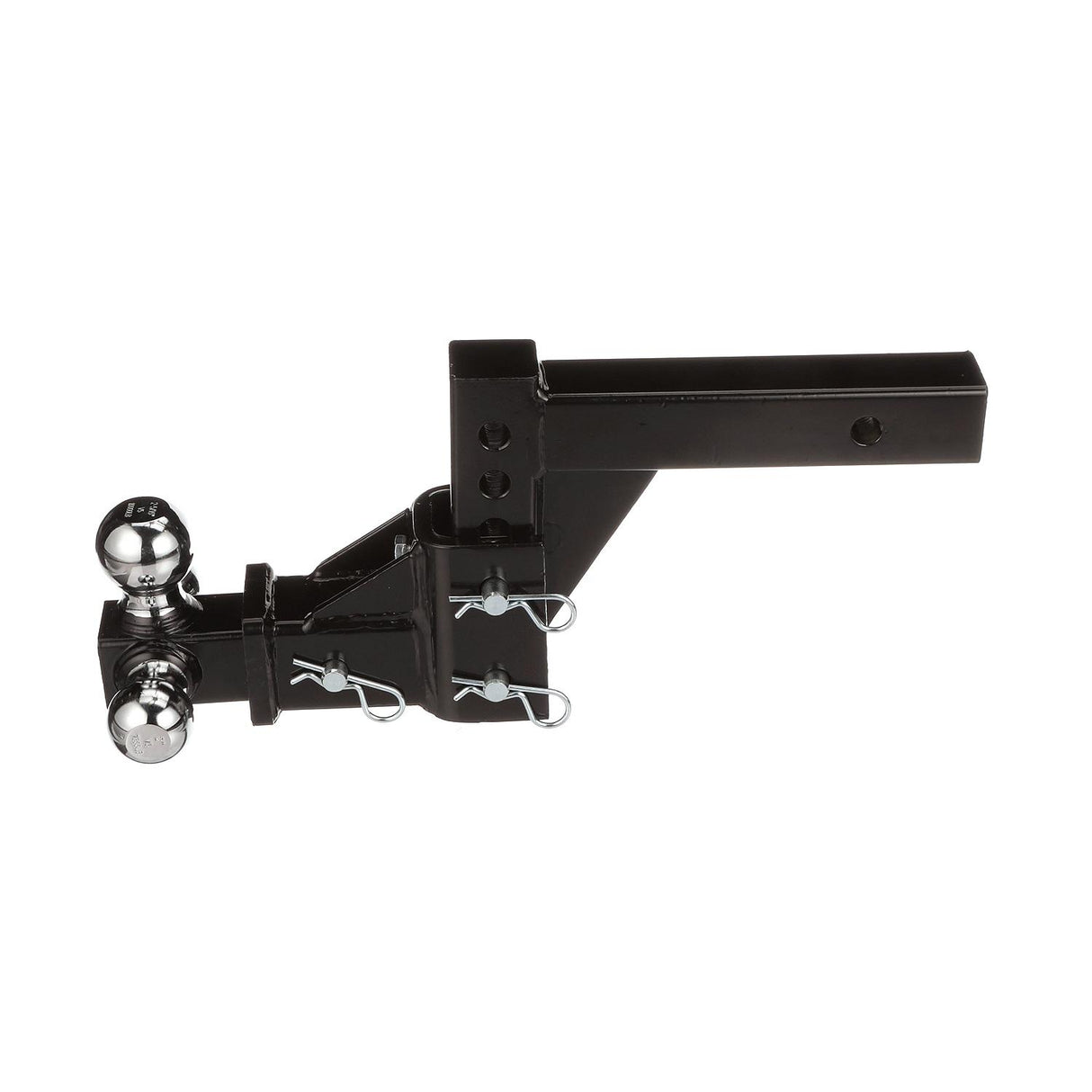 Seachoice Adjustable Trailer Hitch Drop, Tri Ball Mount Solid, 2 in. Shank, Black Finish - 52291 - official Seachoice product image 4