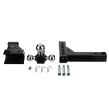 Seachoice Adjustable Trailer Hitch Drop, Tri Ball Mount Solid, 2 in. Shank, Black Finish - 52291 - official Seachoice product image 2