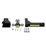 Seachoice Adjustable Trailer Hitch Drop, Tri Ball Mount Solid, 2 in. Shank, Black Finish - 52291 - official Seachoice product image 8