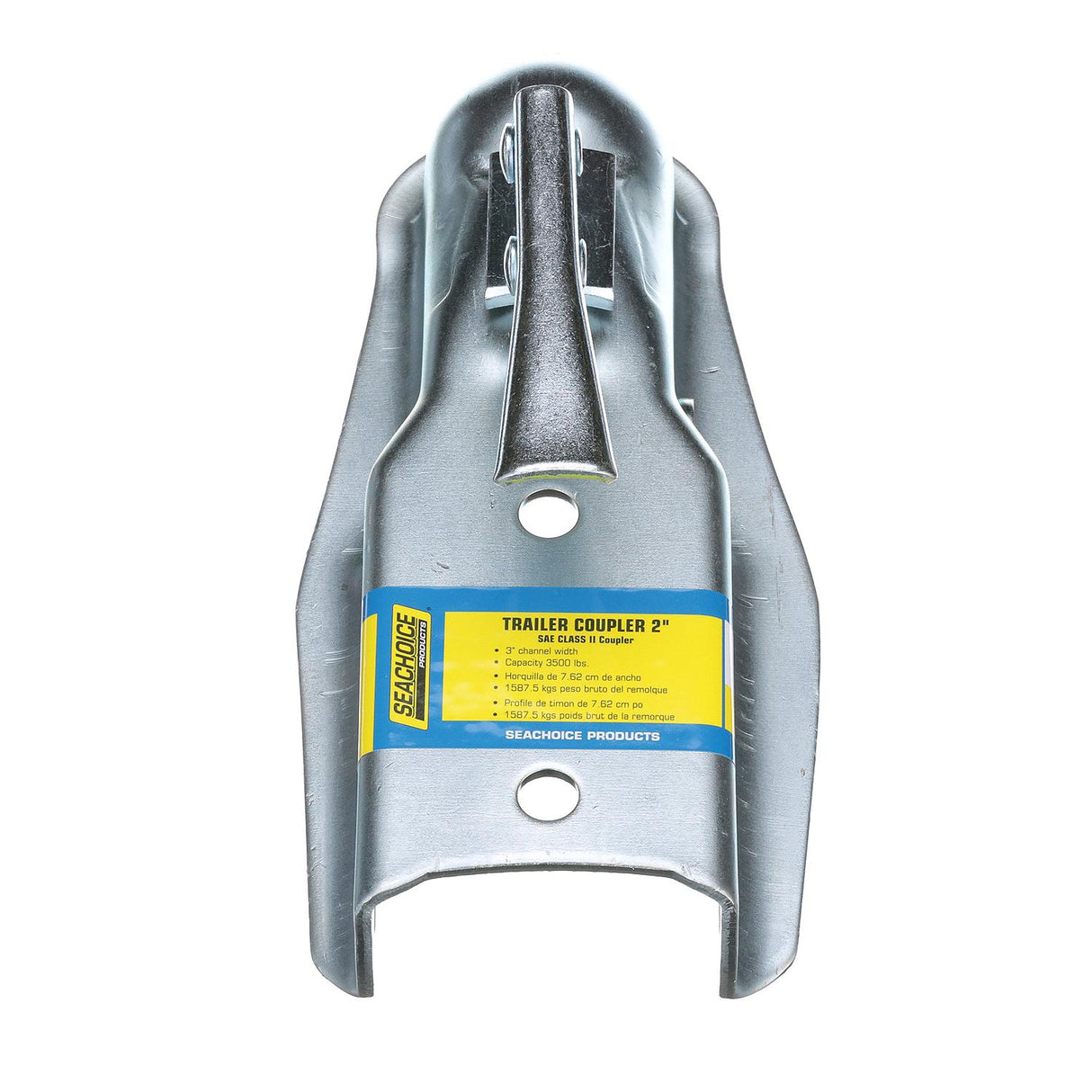 Seachoice Trailer Coupler, 3 in. Straight Tongue, 2 in. Ball - 50-52461
