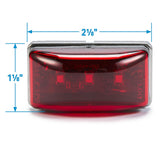 Seachoice Led Sealed Stud Mount Side Marker/Clearance Light Red - MCL95RSSCH - official Seachoice product image 7