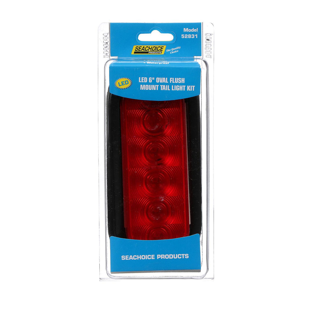 Seachoice 6 in. Oval Sealed Tail Light Kit for Flush Mount - STL12RKSCH - official Seachoice product image 4
