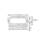 Seachoice LED 6-in. Oval Sealed Lights for Surface Mount - STL78RKSCH - official Seachoice product image 5