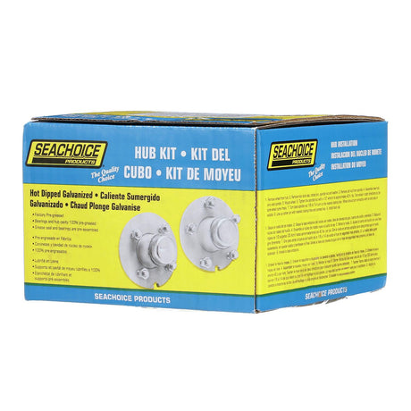 Seachoice 53021 Trailer Wheel Hub, 1 In. Axle, 4 Lug, Galvanized, Pregreased - K08-523-S0 - official Seachoice product image 6