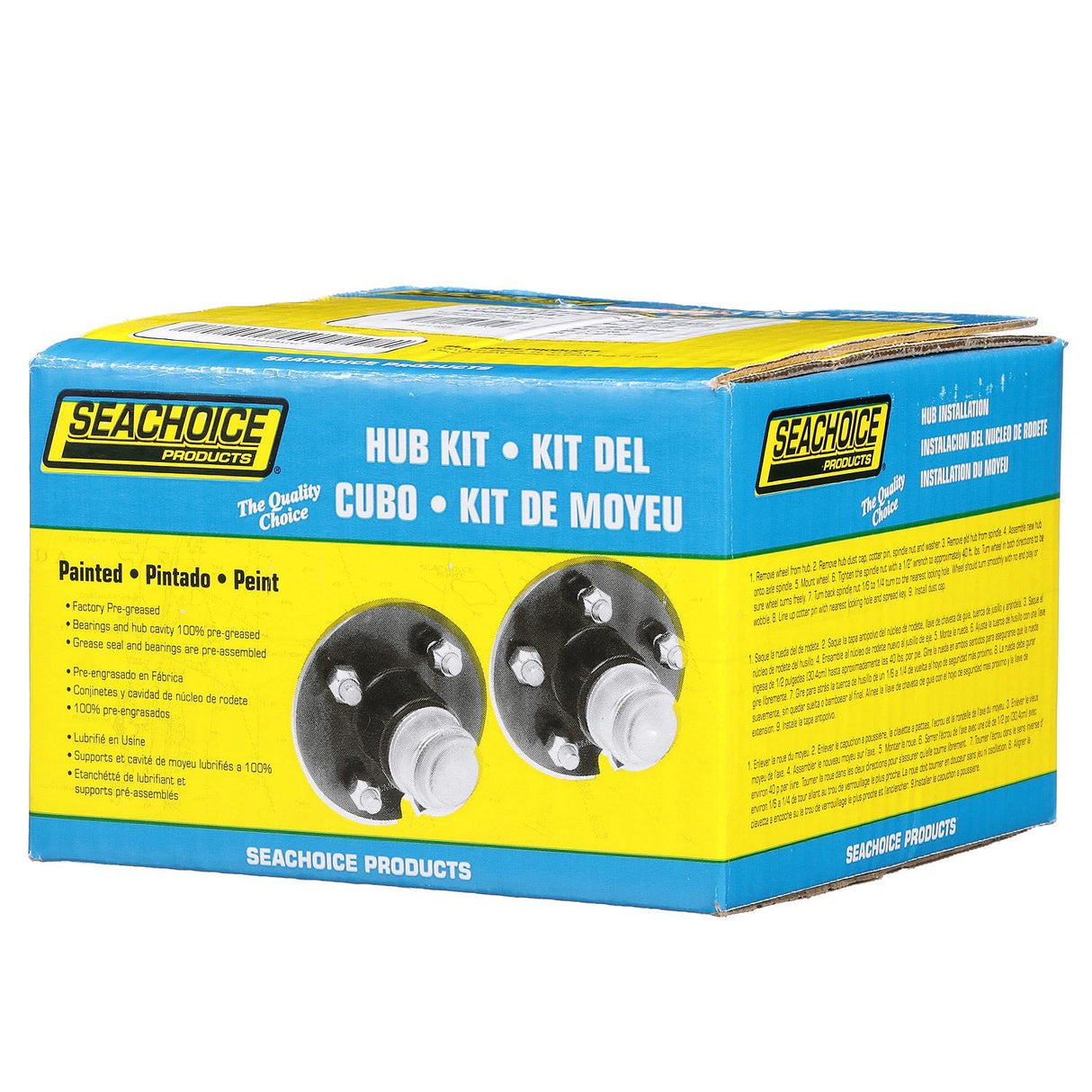 Seachoice 53141 Trailer Wheel Hub, 1 in. Axle, 5 Lug, Pregreased - K08-448-S2 - official Seachoice product image 5
