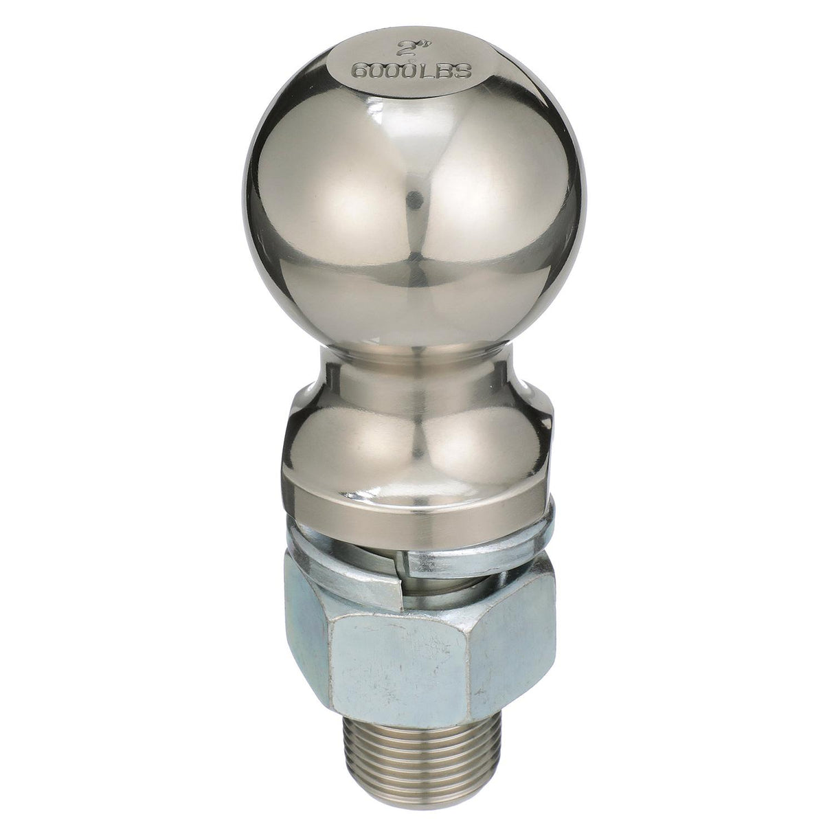 Seachoice Trailer Ball, 2 in., 1 X 2-1/8 in. Shank, 6,000 Lb. Capacity, Stainless Steel - 20207024 - official Seachoice product image 3