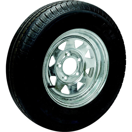 Seachoice Products Seachoice 53401 ST175/80R13C/5H KR35 13" Galvanized Spoke, 5-Lug on 4-1/2" Radial Tire & Wheel Assembly