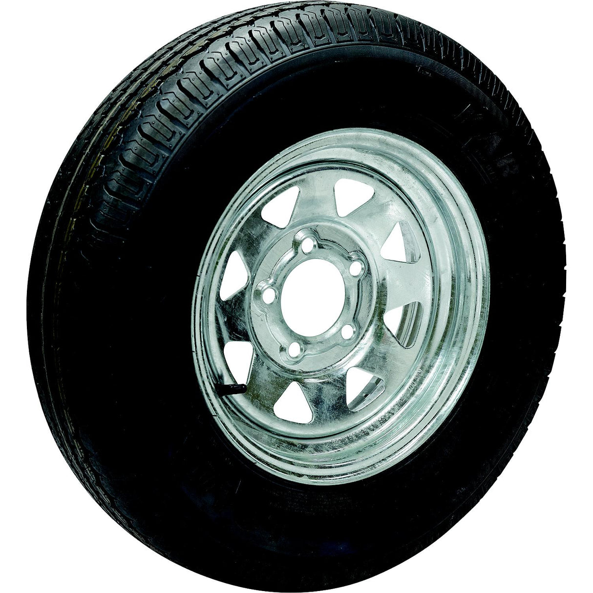 Seachoice Products Seachoice 53431 ST225/75R15D/6H KR35 15" Galvanized Spoke, 6-Lug on 5-1/2" Radial Tire & Wheel Assembly - 39264