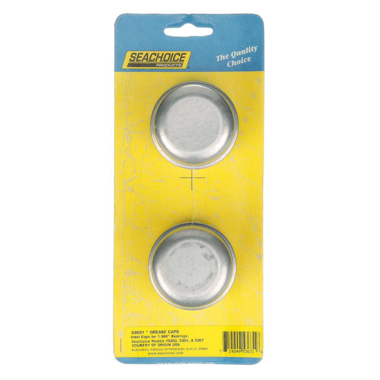 Seachoice Steel Grease Cap, Axle Bearing Cover, 4 & 5 Lug Trailer Hubs, 1.98 in. - 53631 - official Seachoice product image 6