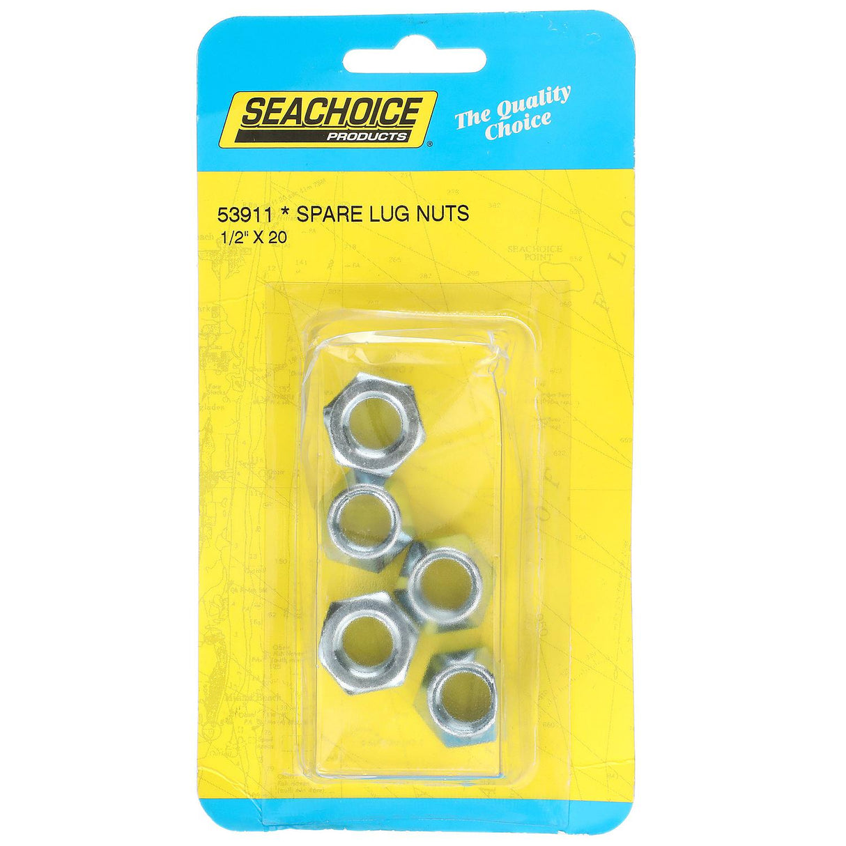 Seachoice Trailer Wheel Lug Nuts, 1/2 in. X 20 Thread, Pack of 5 - 53911 - official Seachoice product image 5