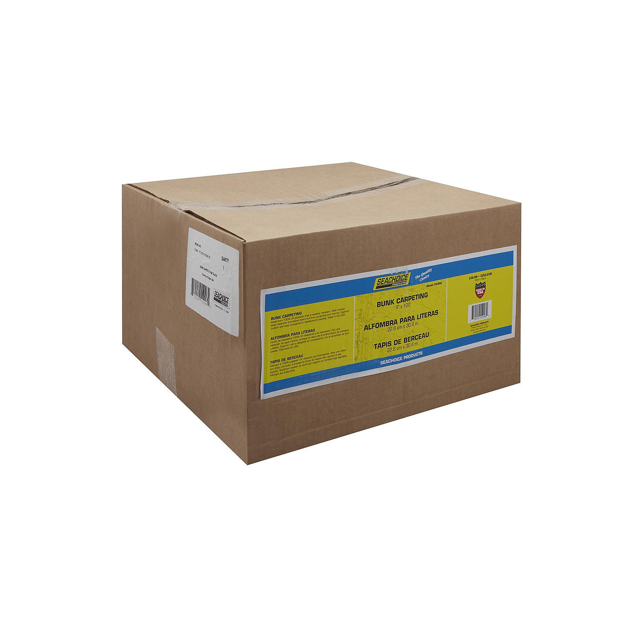 Seachoice 55996 Bunk Carpet, 9 In. X 100 Ft., Black - PC160101SB9X100 - official Seachoice product image 5