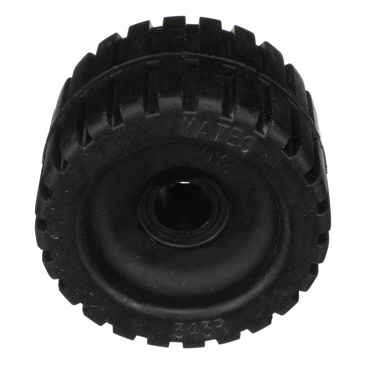 Seachoice Molded Ribbed Wobble Roller, Black, Boat Trailer, 3 In. X 7/8 In. - 56330 - official Seachoice product image 3