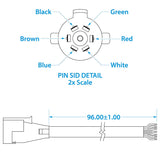 Seachoice 58111 Trailer Molded Connector, 7 Way, 8 Ft. - 58111 - official Seachoice product image 6
