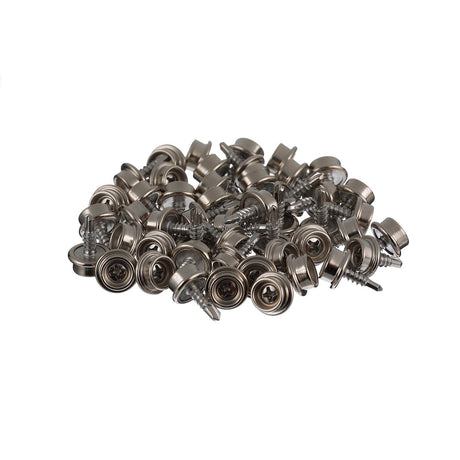 Seachoice Button Stud w/ Self Drilling 8 In. X 1/2 In. Stainless Steel Screw, Pack of 50 - RP-BP9786SC - official Seachoice product image 3