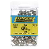 Seachoice Button Stud w/ Self Drilling 8 In. X 3/4 In. Stainless Steel Screw, Pack of 50 - RP-BP9787SC - official Seachoice product image 5