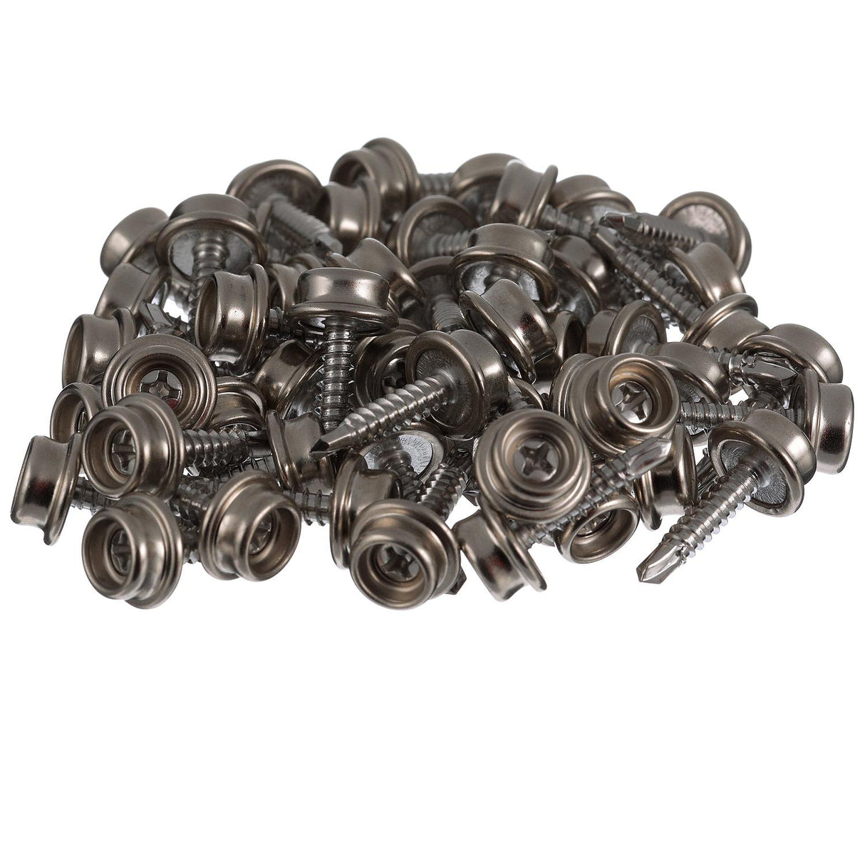 Seachoice Button Stud w/ Self Drilling 8 In. X 3/4 In. Stainless Steel Screw, Pack of 50 - RP-BP9787SC - official Seachoice product image 6
