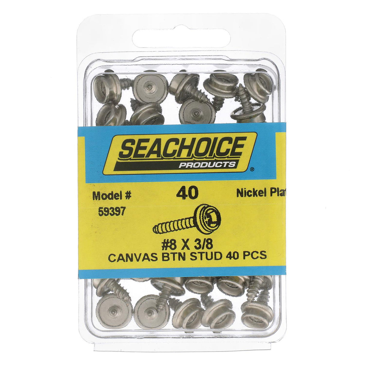 Seachoice Button Stud, #8 X 3/8 In. Stainless Steel Screw, Pack of 50 - RP-BP7250SC - official Seachoice product image 3