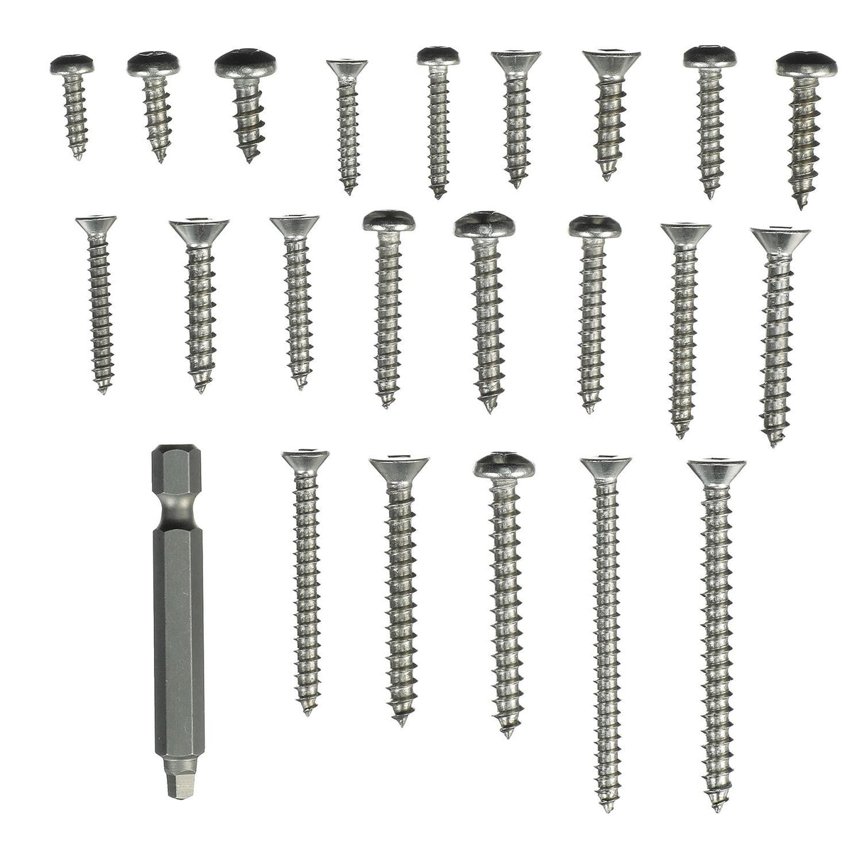 Seachoice Stainless Steel Tapping and Machine Screw Kit, 226 Piece - RP-KP5577SC - official Seachoice product image 3