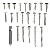 Seachoice Stainless Steel Tapping and Machine Screw Kit, 226 Piece - RP-KP5577SC - official Seachoice product image 3