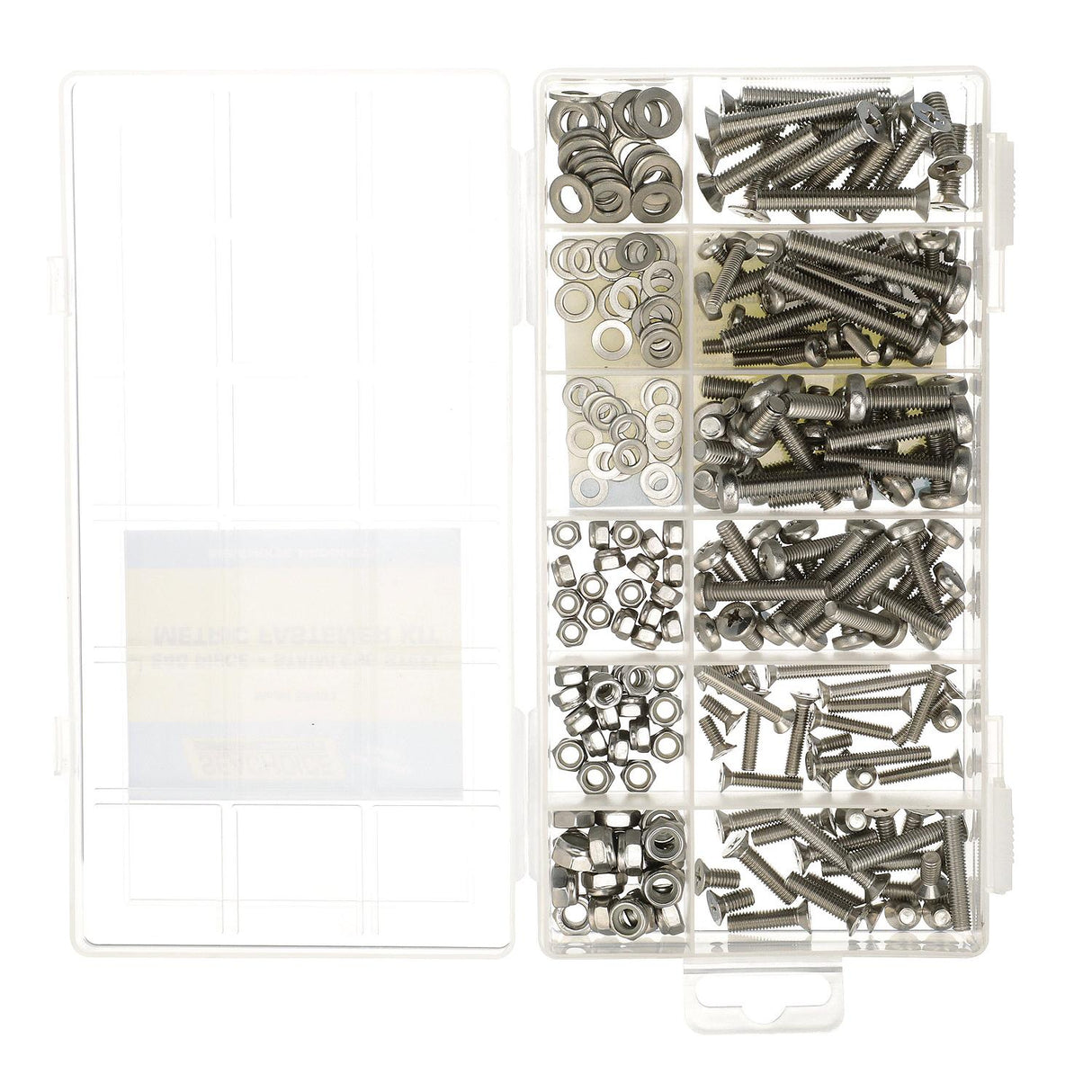 Seachoice Stainless Steel Metric Machine Screw Kit, 240 Piece, Includes M4, M5 and M6 Screws of Various Lengths - RP-KP9083SC - official Seachoice product image 4