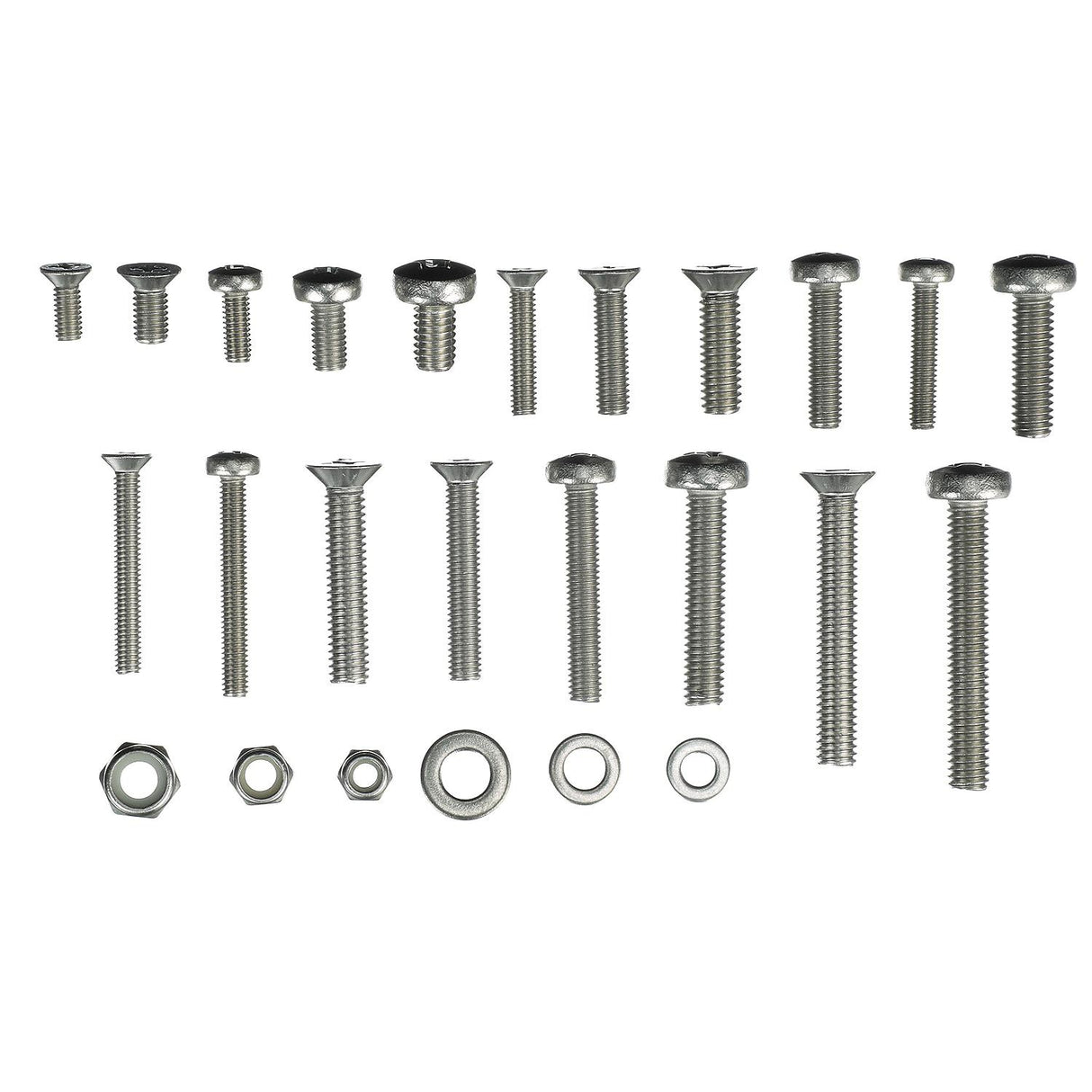 Seachoice Stainless Steel Metric Machine Screw Kit, 240 Piece, Includes M4, M5 and M6 Screws of Various Lengths - RP-KP9083SC - official Seachoice product image 3