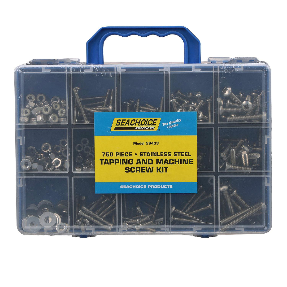 Seachoice Stainless Steel Tapping and Machine Screw Kit, 750 Piece - RP-KP6945SC - image 3