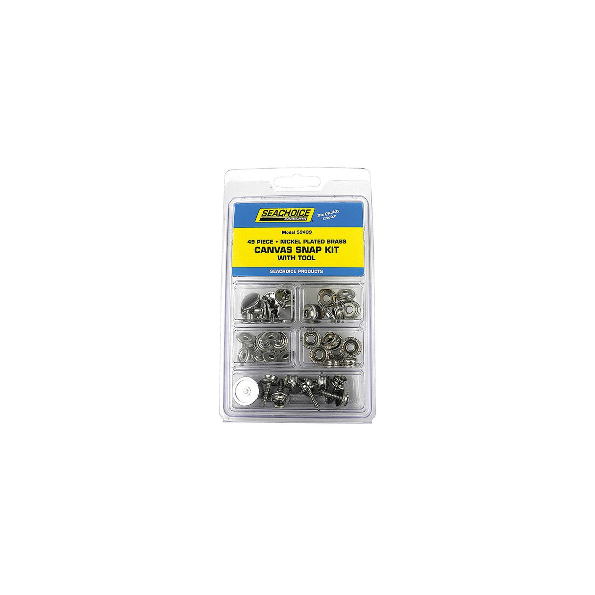 Seachoice 49-Piece Canvas Snap Kit with Tool, for Boat Covers and Canvas Covers - RP-KP7260SC - image 4