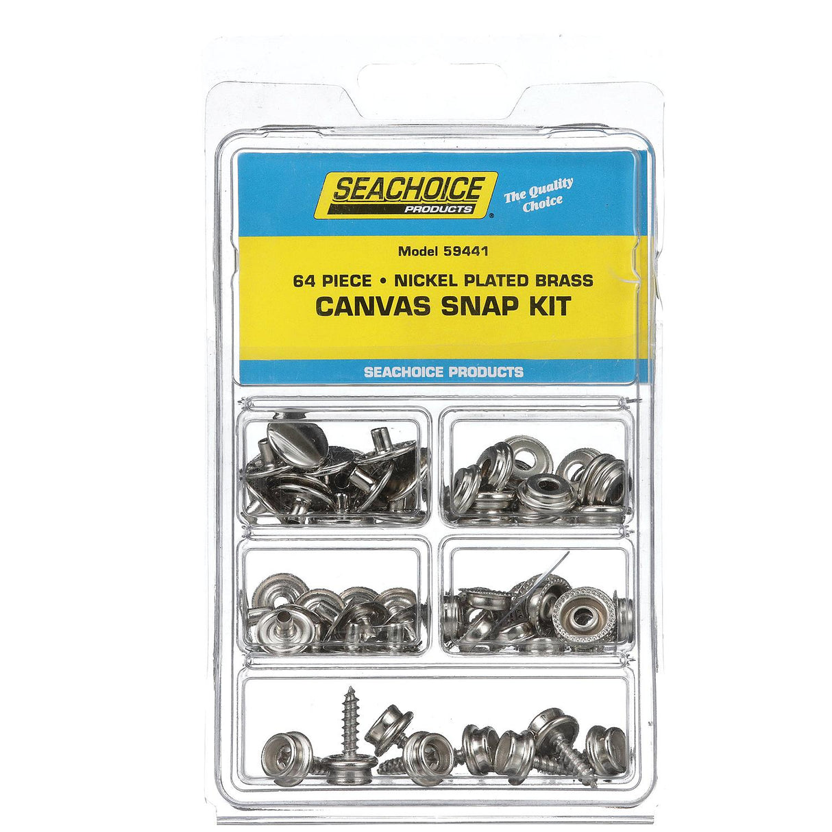 Seachoice 64-Piece Canvas Snap Kit With Tool, For Boat Covers and Canvas Covers - RP-KP7261SC - official Seachoice product image 4